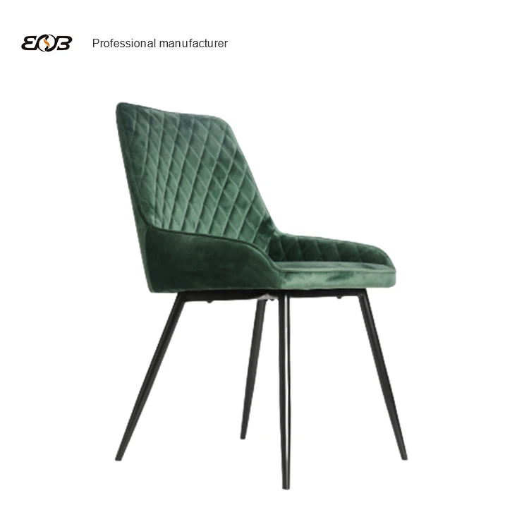 Новый дизайн мебель для дома зеленая ткань роскошный обеденный стул французский обеденный стул
