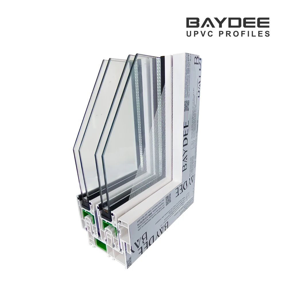 henan beidi  baydee upvc profiles for doors and windows from china supplier