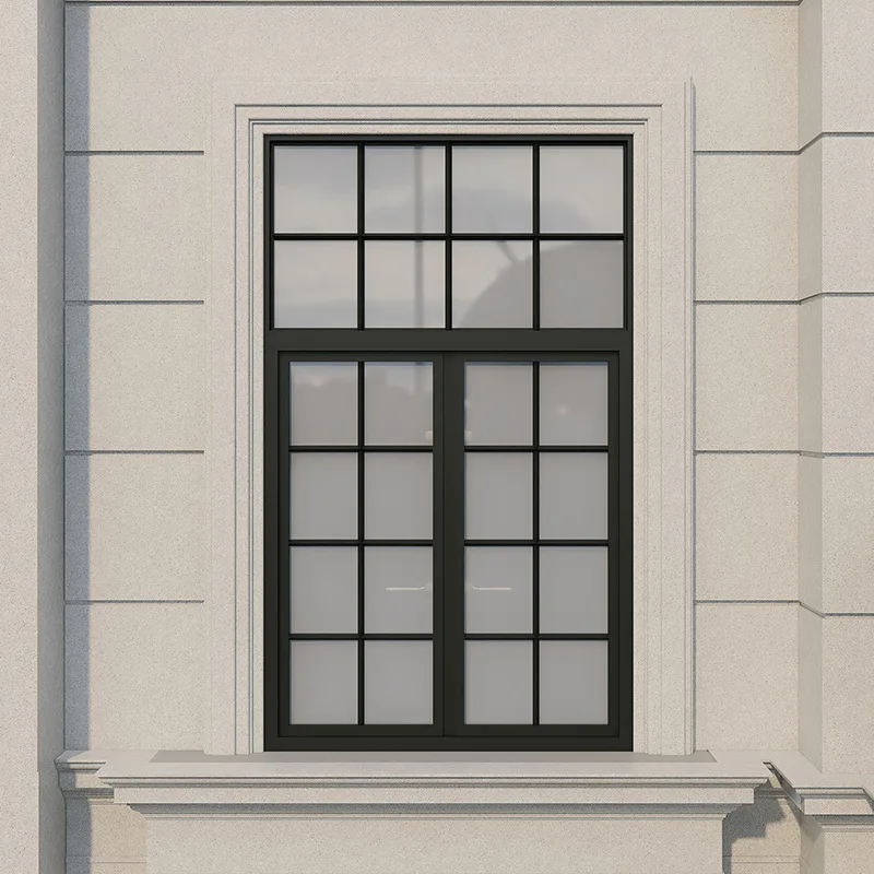 Custom French antique steel window 60 series broken bridge aluminum alloy flat open floor ceiling Windows