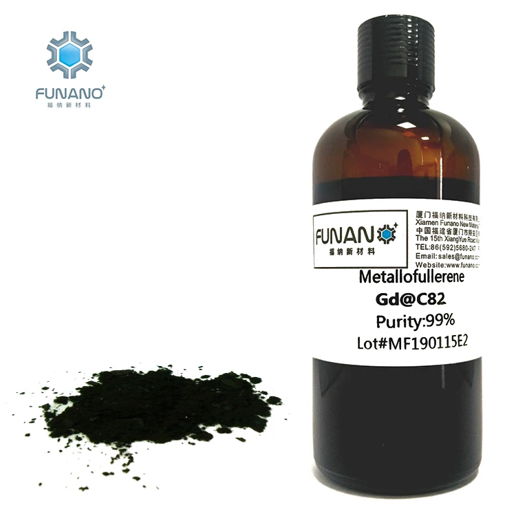 Производитель Funano производит высокоэффективные впитывающие косметические добавки химическое сырье металлуллерин 99% Gd @ C82