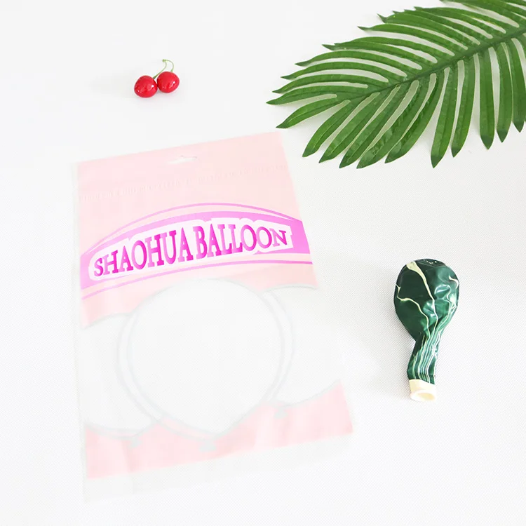 
Amazon popular china festival decoration multi color marble balloon custom color print beautiful marble latex balloon 