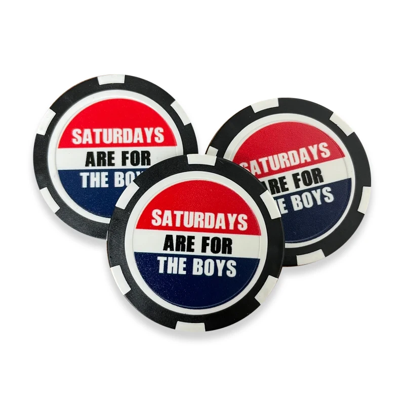 Factory Price Clay Ceramic Poker Chip Golf Ball Marker