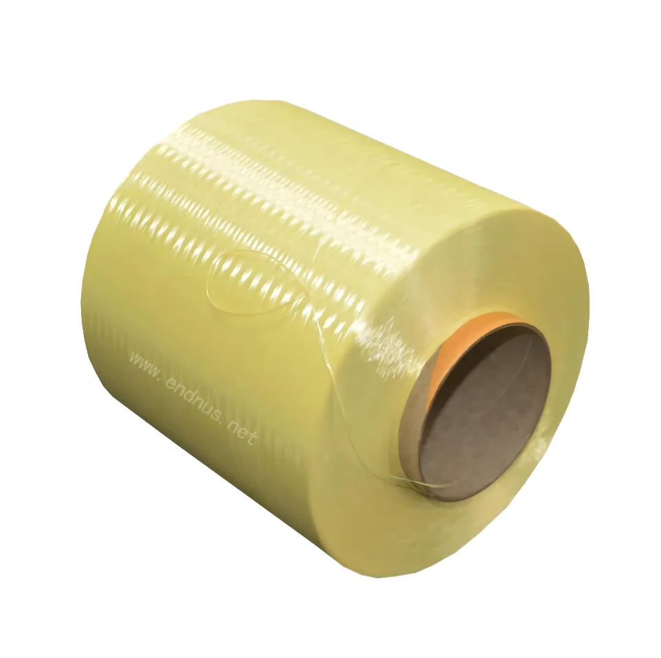 Heat Protection Low Elongation Continuous Multifilament Aramid Fiber Yarn 600D 1500D