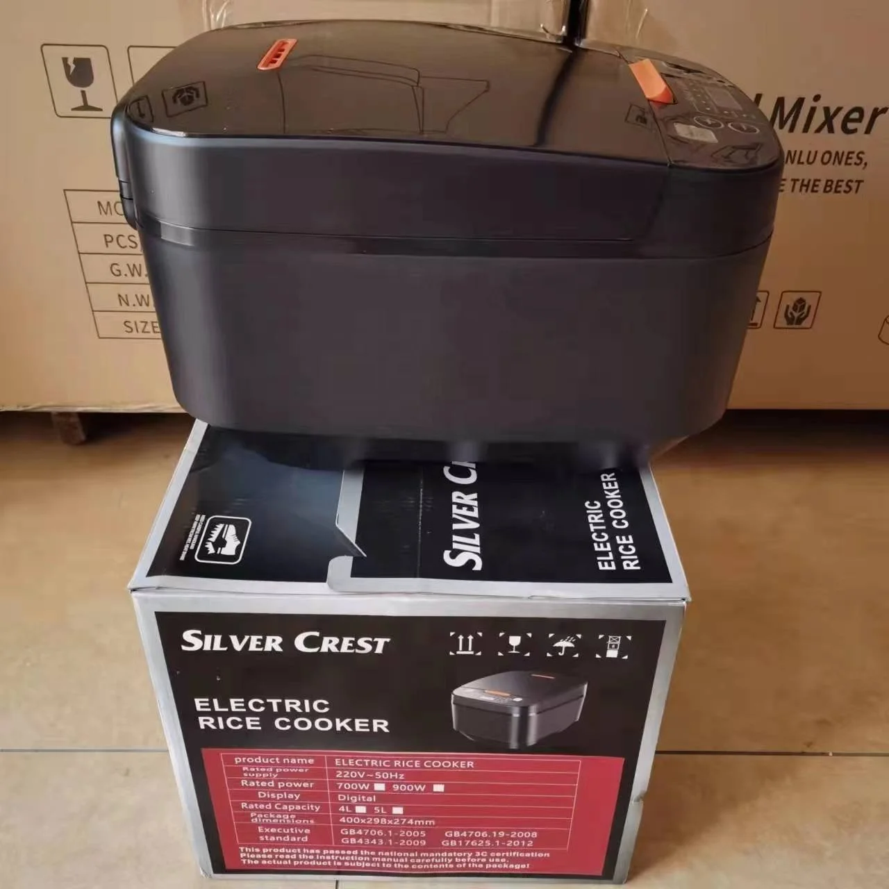 Silver Crest 5L MicroComputer controlled automatic smart electric rice cooker