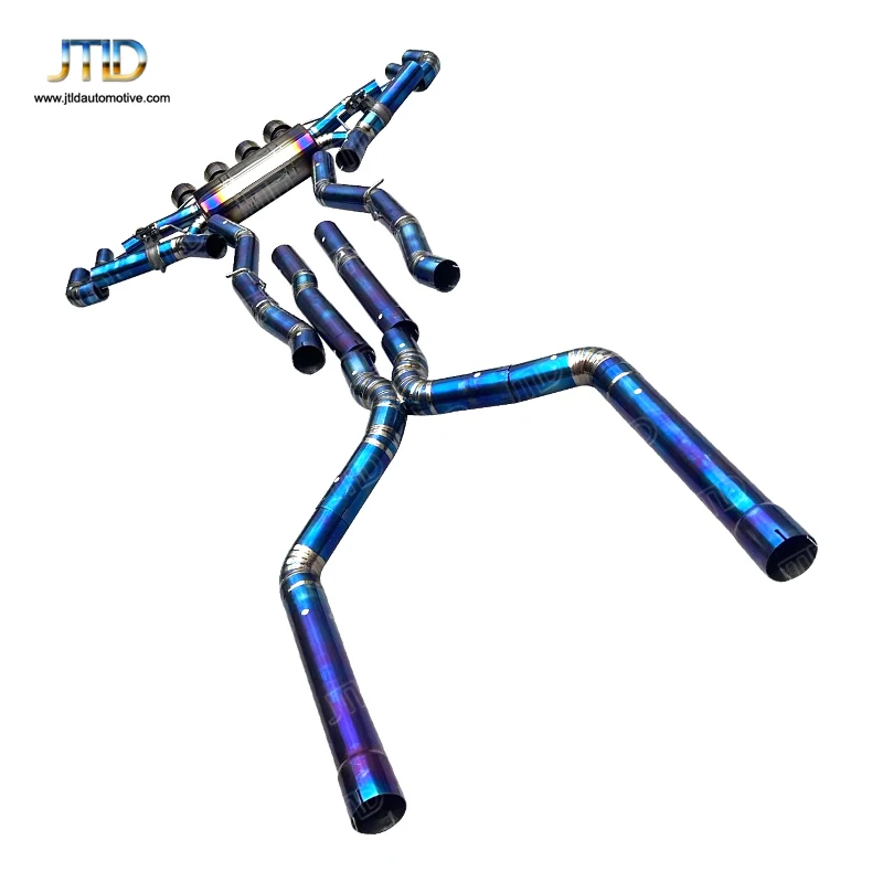 JTLD Factory High Quality Titanium Valvetronic Exhaust System Catback For BMW X6M F96 X5M F95 S63 Engine 2019+