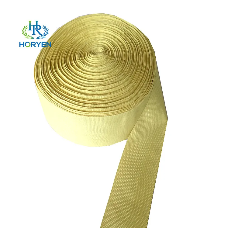 Fireproof abrasion resistant para aramid tape webbing belt