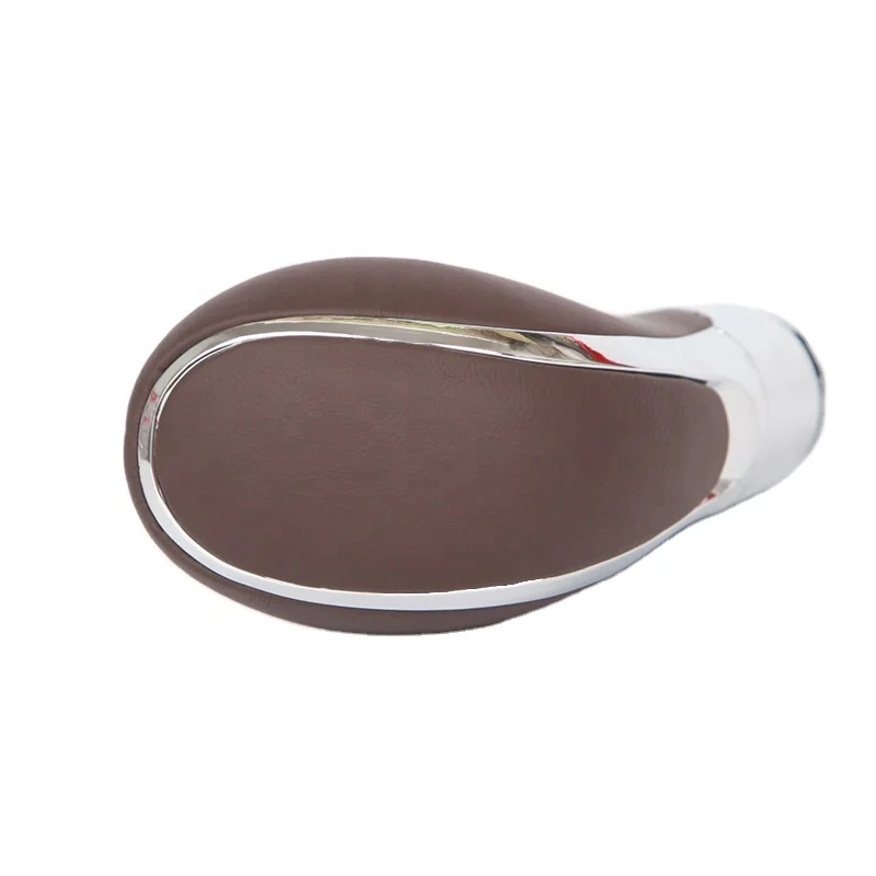 Manufacture hot selling car accessories Car gear shift knob leather brown automatic universal for Buick Regal OEM 24102792