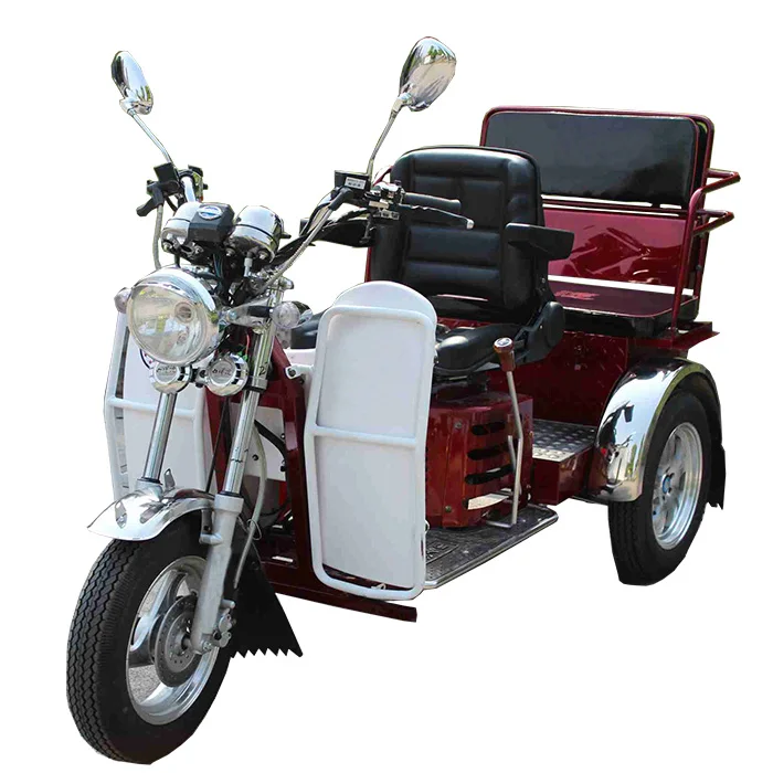 china gasoline tricycle Handicapped 110cc trike gas scooter