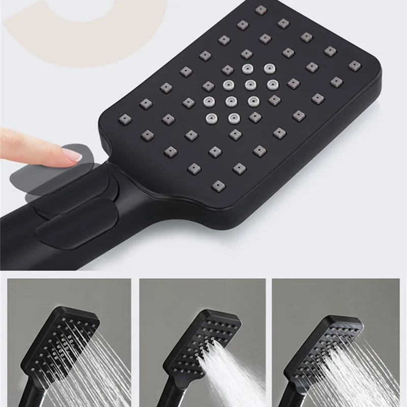 wall mounted stainless steel Bathroom shower set luxury brass rain rainfall shower mixer set thermostatic shower faucet set