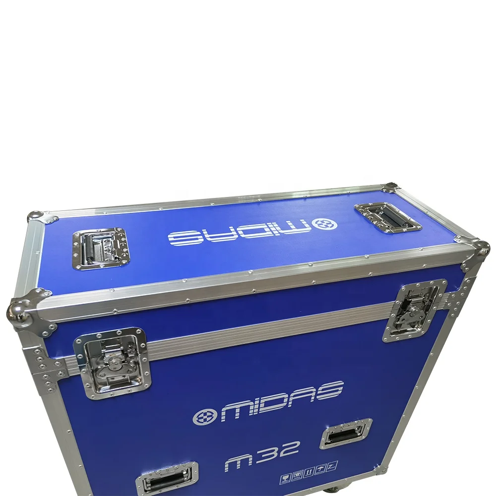 Customized Midas M32 Live Digital Mixer Flight Case Normal Version With Wheels & Handles