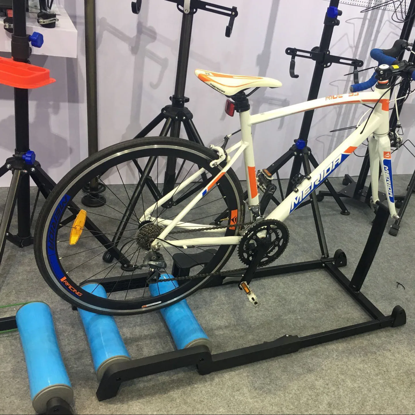 Home foldable indoor cycling training bicycle trainer roller bike exercise