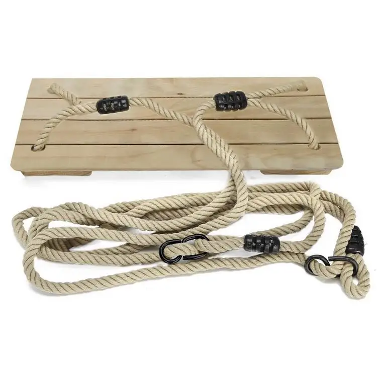 
Children Swing with PE Rope Wooden Seat High Quality Anticorrosion Swing for Adults Children 