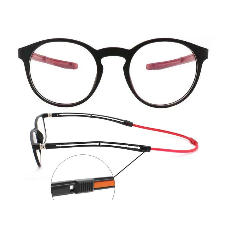 Kids children magnet adjustable metal men women hinge optical frame glasses