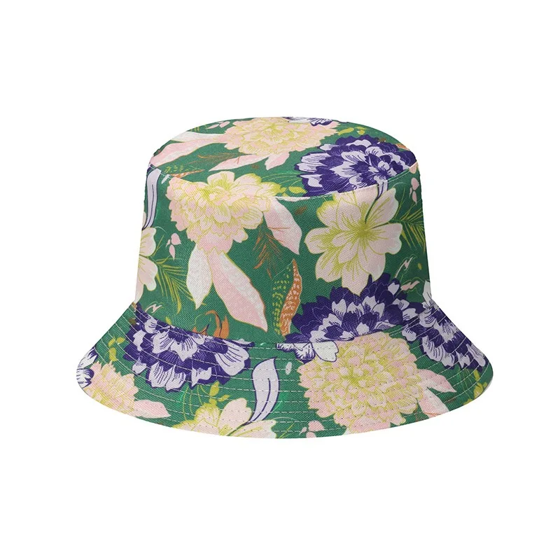 Picking tea sun sunscreen fisherman hat outdoor tourism leisure flower visor hat