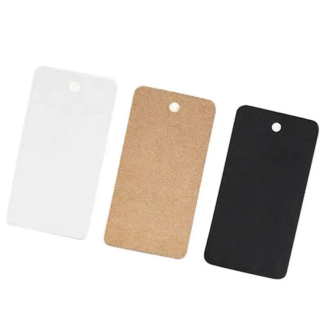 Custom logo digital brand garment clothing price hang tag