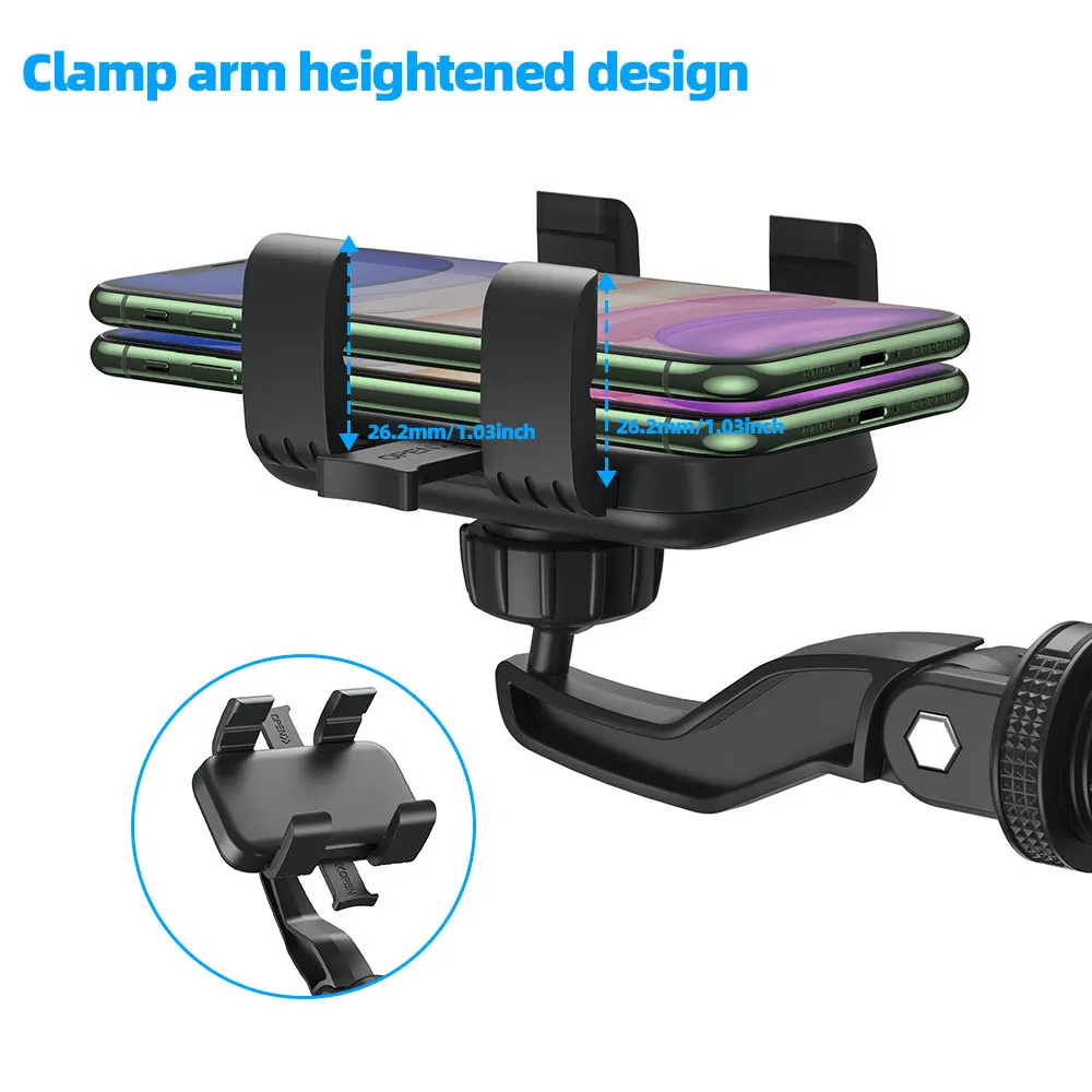 New Universal Car Safety Handle Phone Holder Mount Thick Case Cell Phone Holder Compatible with All Smartphones