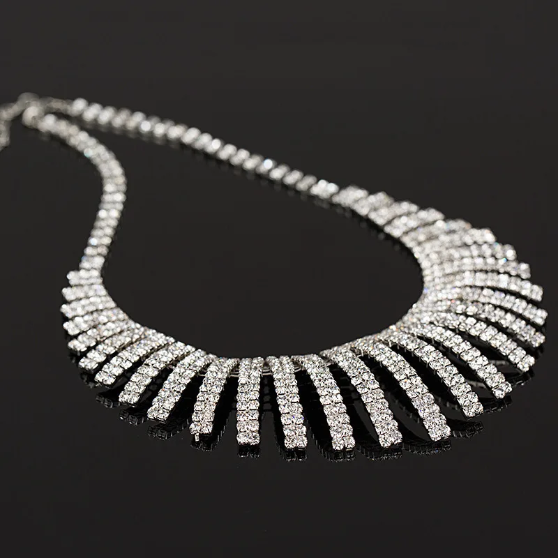 New Fashion Women Wedding Party Jewelry Set Necklace Earring Bridal Sets
