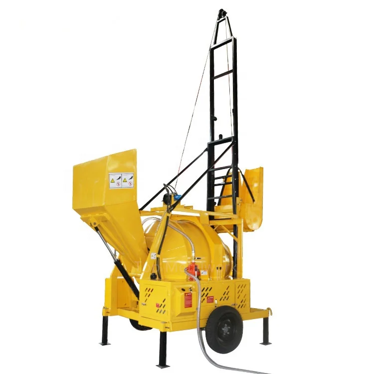 Good Price Building Construction Material JZC500 Diesel Engine Concrete Mixer Machine With Pump