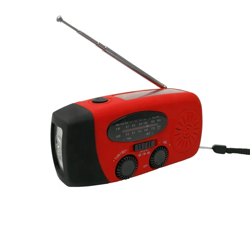  Недорогой компактный портативный светодиодный радиоприемник am/fm/wb с usb-зарядкой динамиком фонариком аккумулятором