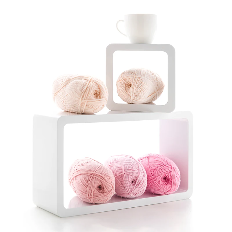 Yarncrafts Space dyed soft natural organic cotton acrylic blended hand knitting yarn