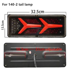 Led car rear light 24/12V super bright Flow Steering Turn Signal Lamp for Truck Trailer Caravan UTE Camper fog taillights