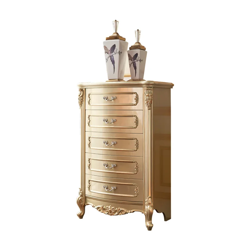 European chest of drawers American storage cabinet neoclassical solid wood French cabinet storage bedroom