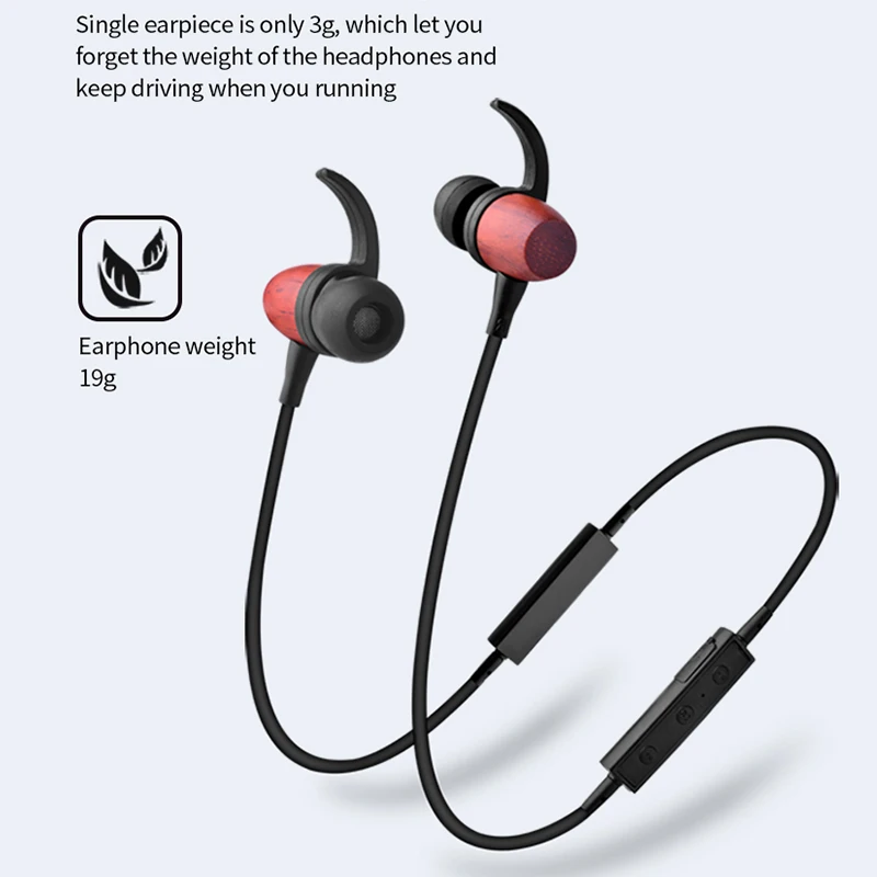 Blue Tooth Headset Magnetic Wireless Earphone Earbuds Running Neckband Fm Radio Bluetooth Headset Earphones