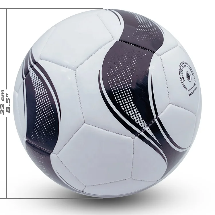 machine stitching PVC leather lite weight football balls size 5 soccer ball