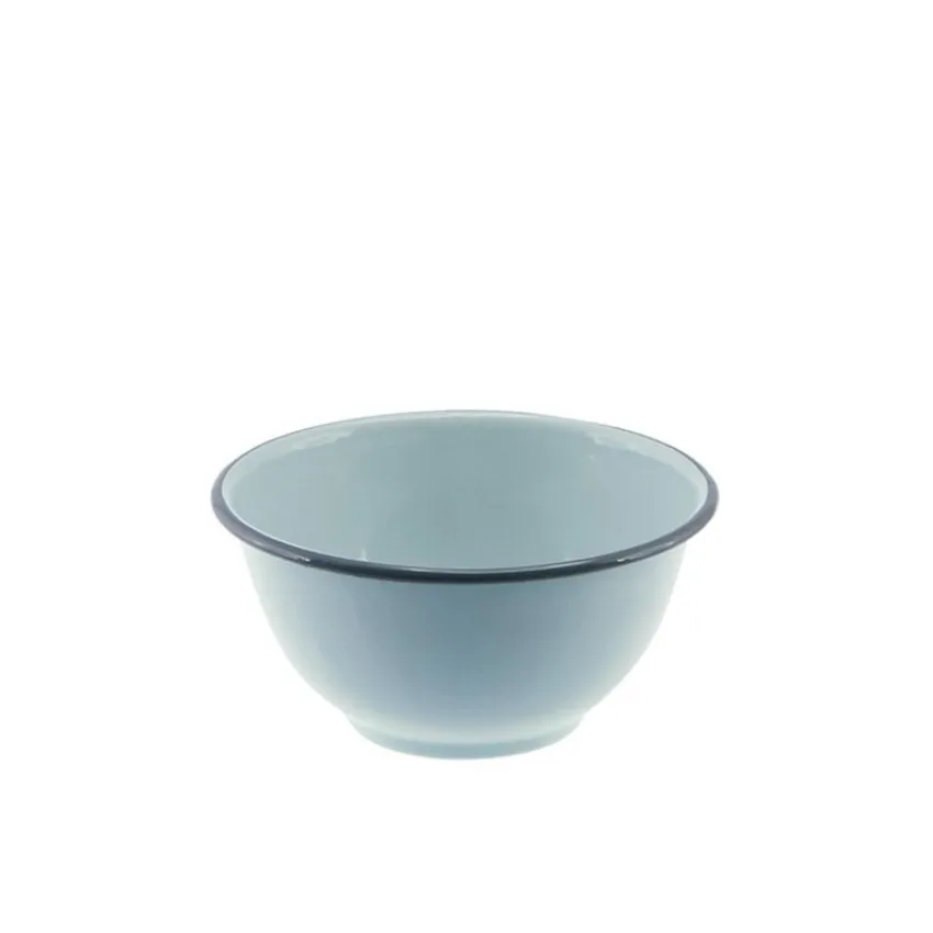 Mini 16cm Splatter white color Enamel iron Footed salad pasta Bowl