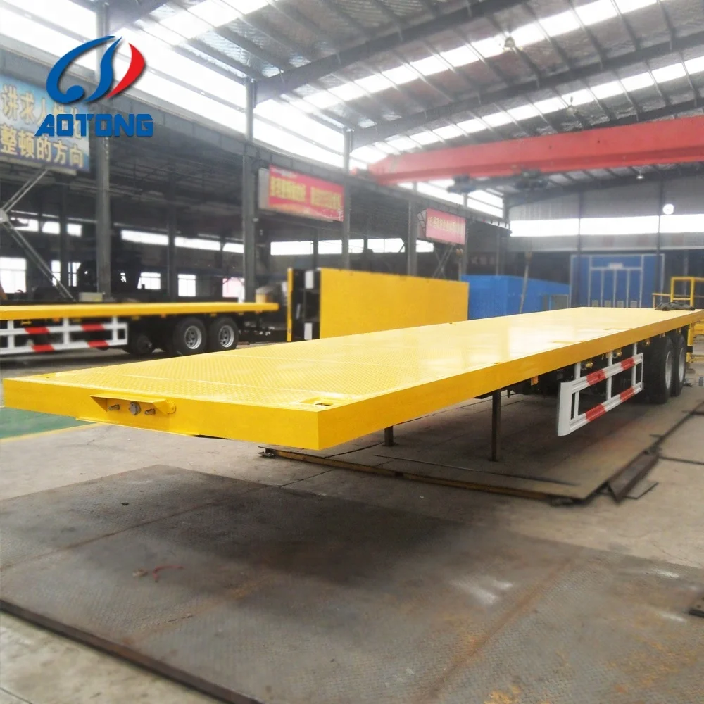 Utility 20/40/45/53ft Container Flatbed Semi Trailerself Loading Container Semi Trailer Dump Function Skeletal Trailers
