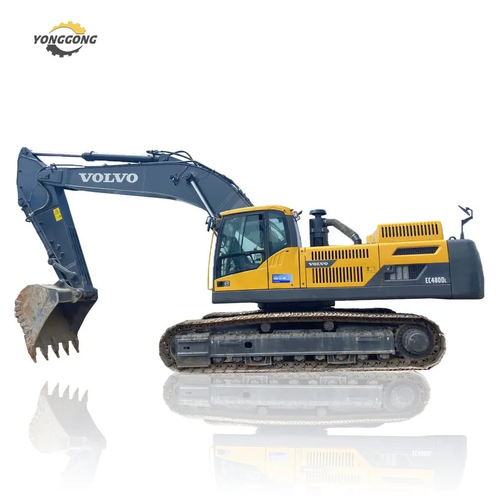 High quality second hand volvo excavator ec480 korea volvo ec480d large crawler 48 ton 50 ton excavator