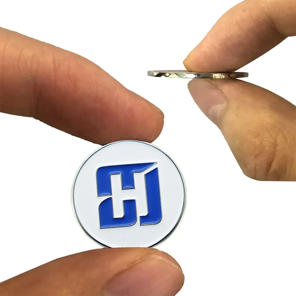 PRIMUS GOLF Best Price Various design Novelty Ball Markers 25mm 30mm Metal Magnetic Golf Ball Marker Golf Hat Clip