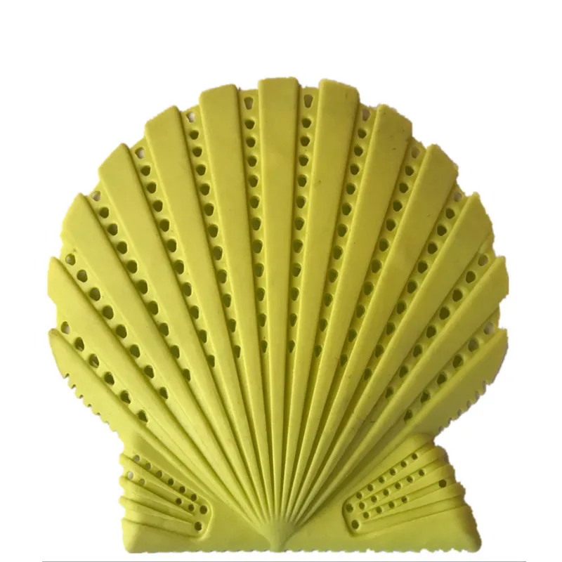 Shell Shape Plastic Strain Relief Basket Drain Filter Sink Stopper Strainer for Kitchen Bathroom