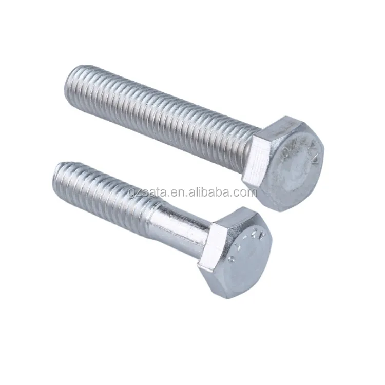 DIN 933 Metric Stainless Steel 304 Full Threaded Hex Head Bolts