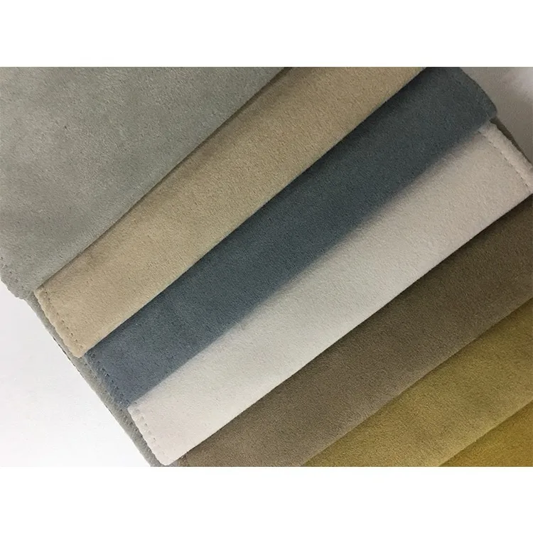 
Factory Price Waterproof Furniture Auto Upholstery Suede Faux Fabric 