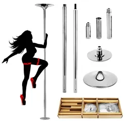 Factory Supply New Black Dancing Pole Portable for Sale with 45mm size