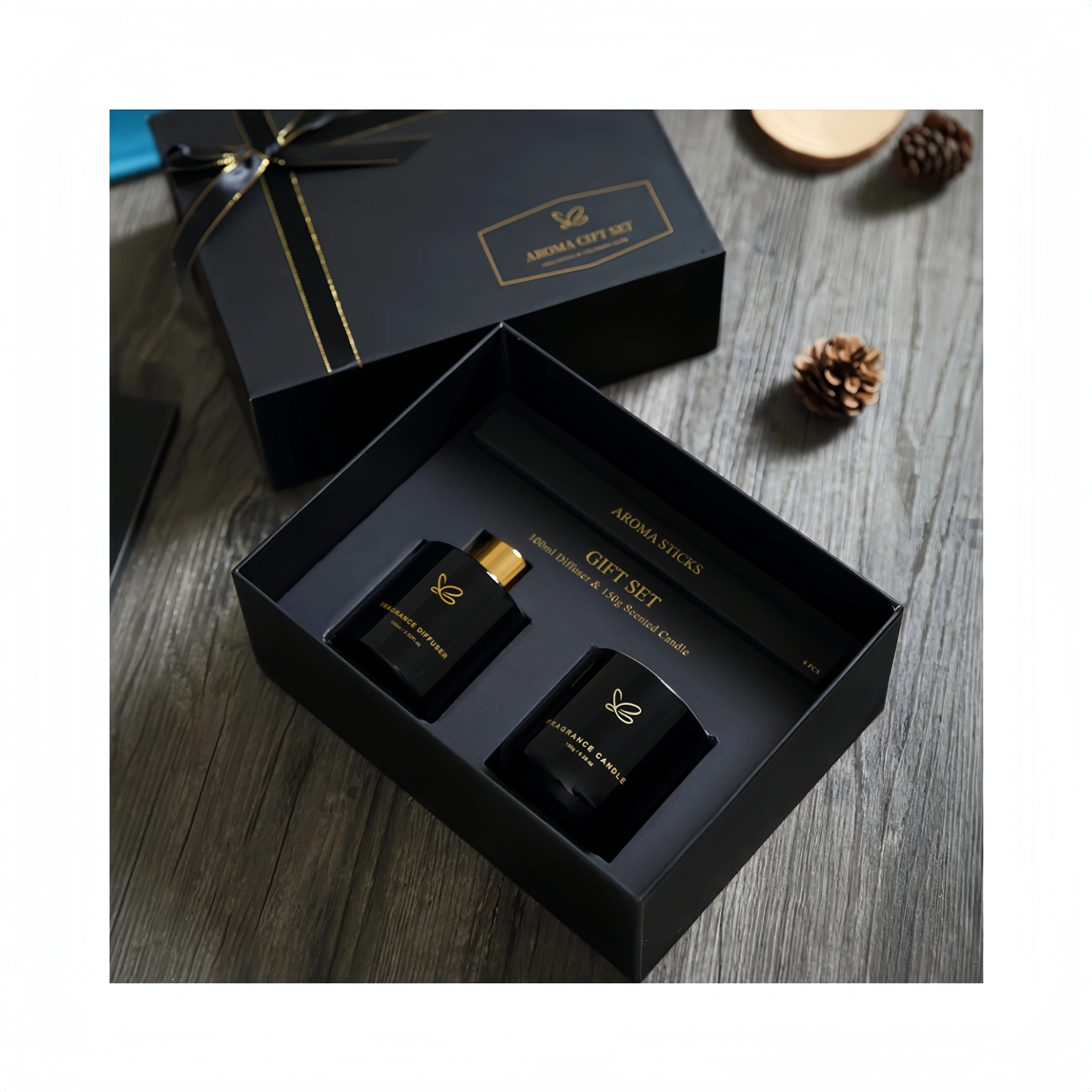 Wholesale scented candle and diffuser set luxury gift set