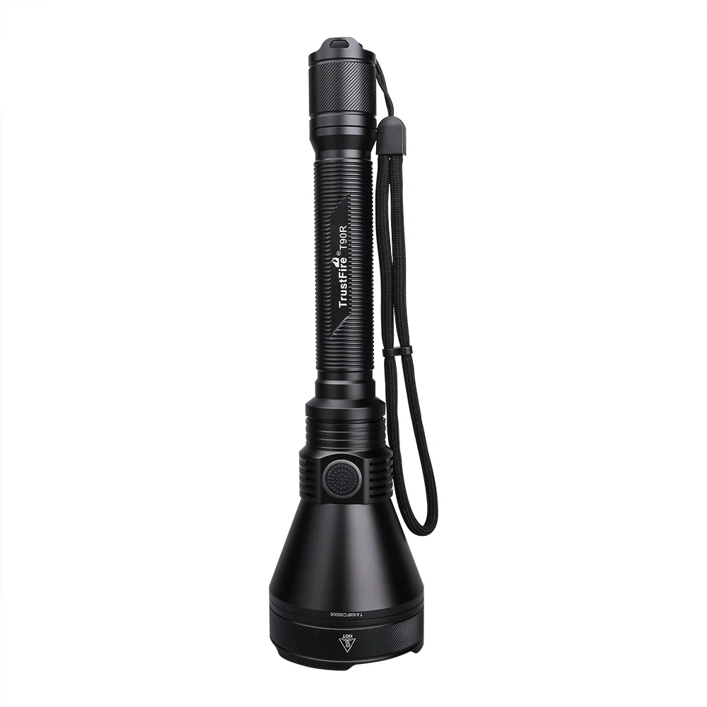 Hand Light LED Trustfire T90R Long Beam 1600M Led Torch Light Flash Light Rechargeable 100000 Lumen High Power Search Flashlight
