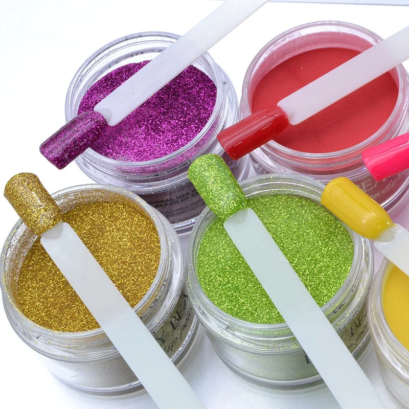 Popular reflective glitter dips very shiny disco dipping acrylic for salon use good acrylic not too running
