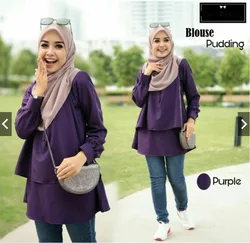 New Styles Muslim Women Blouse Spandex Islamic Casual Clothing Various Colors Ladies Long Shirts