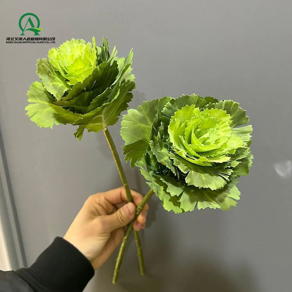 Искусственная искусственная капуста роза шелковая Цветочная ветка для украшения дома свадебное украшение кухни