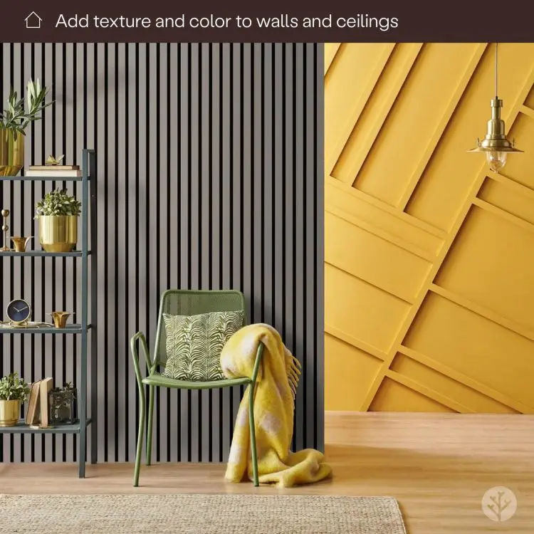 Modern Styled Solid Wood Slats for Acoustic Wall Coverings, Noise-Blocking Decorative Timber Wall Slats Panels