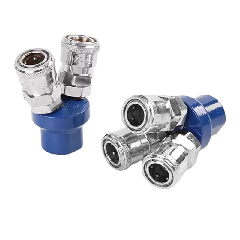Pneumatic Fittings Push in air Hose Quick Release Connector C Type SM Carbon Steel Many Way Pneumatic Quick Coupling Fittings