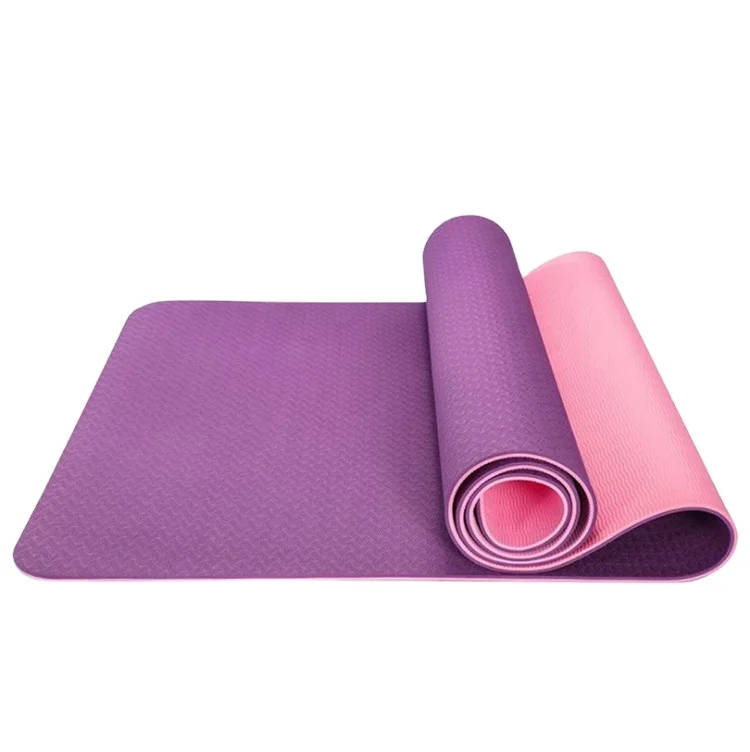 Easy to Operate Indoor Sports Mat Yoga Eco Friendly TPE Yoga Mat Set for Body Building