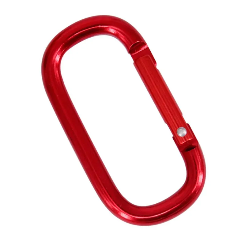 HXY 63MM 7# carabiner oval aluminum alloy track carabiner special-shaped buckle kettle luggage clothing quick draw spring hook