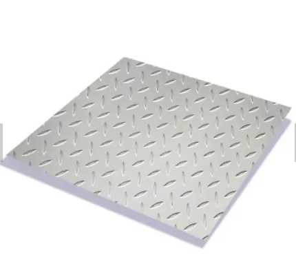 Stamped stainless steel checkered floor plate for antiskid floor in kitchen floor SUS 304 316 316L