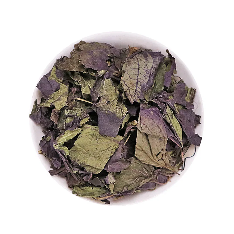 Wholesale dried perilla leaves edible herbs to remove fishy smell dry goods perilla soak in water bath foot soak