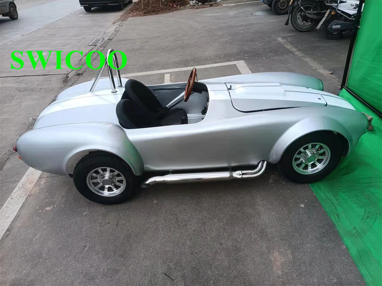 Mini Hotrod Car Shelby 150CC Gasoline Cool Mini Cobra Car with 2 Seat Go Kart for Adult,for Kid Christmas Gift