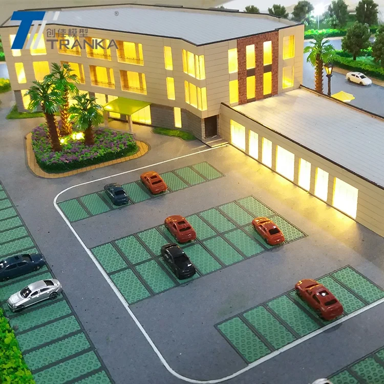 1/200 scale architecture model for shopping mall  3d building