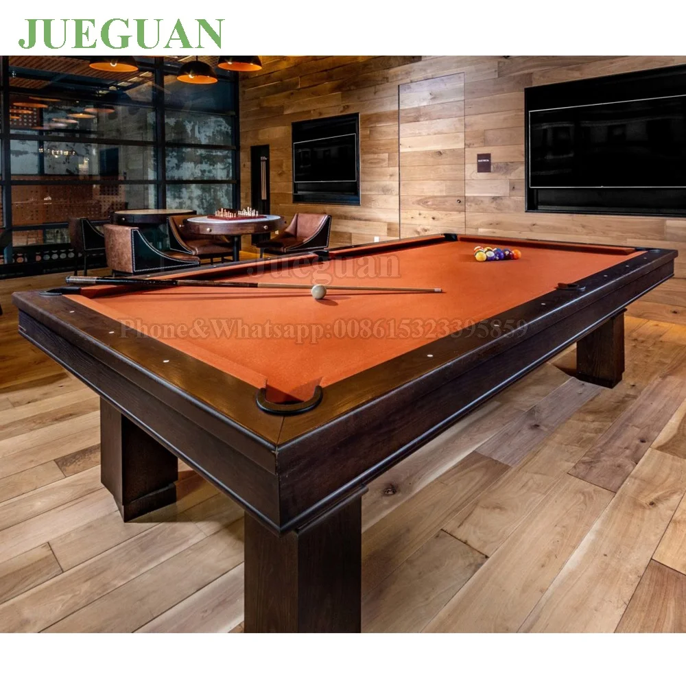 Antique Olhausen Solid Oak Pool Table Luxury 7ft 8ft 9ft Sizes Custom Sizes Available Made Slate Rubber Solid Wood Include Cue